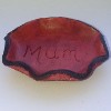 Leather Painted Dish